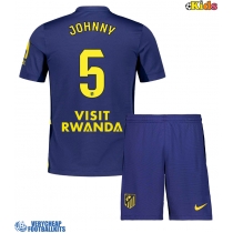 Atletico Madrid Johnny Cardoso #5 Replica Away Minikit 2025-26 Short Sleeve (+ pants)